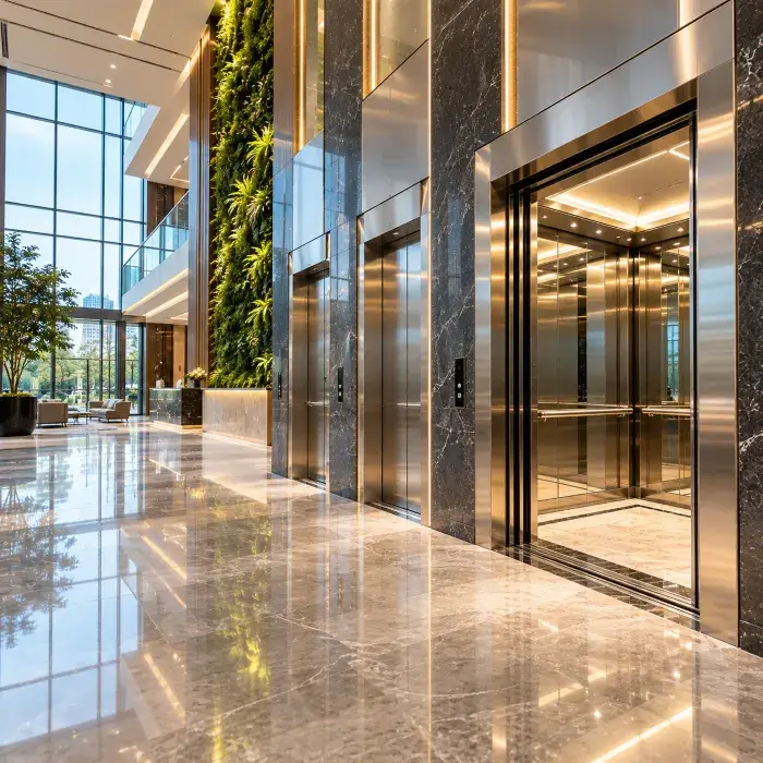 Residential elevator installation by Sigma Elevators