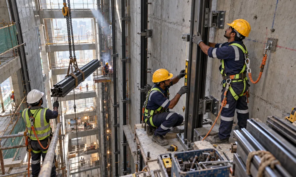 Concise Installation by Sigma Elevators