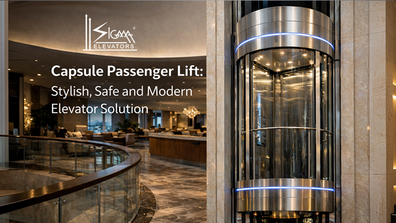Capsule Passenger Lift Stylish, Safe And Modern Elevator Solution
