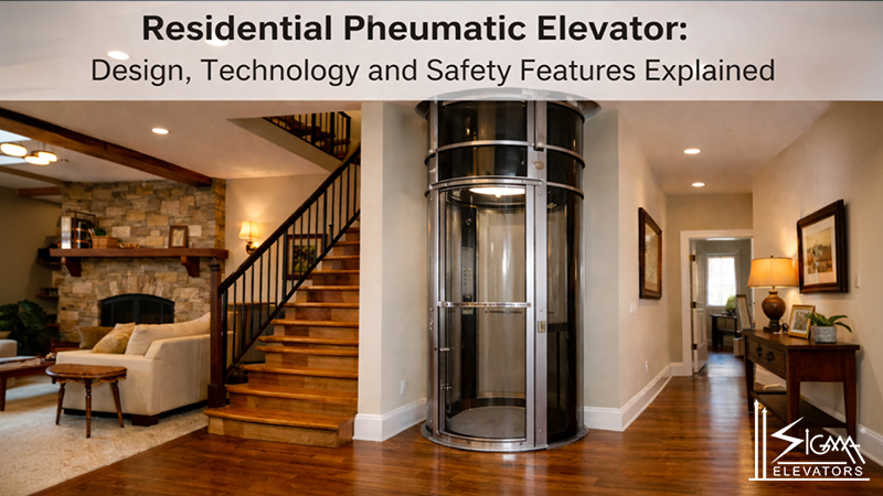 Residential Pneumatic Elevator Design, Technology And Safety Features Explained