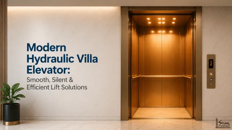 Modern Hydraulic Villa Elevator Smooth Silent Efficient Lift Solutions