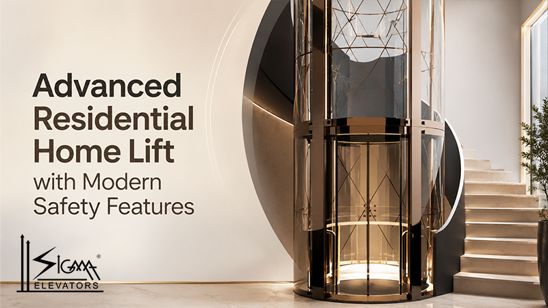 Advanced Residential Home Lift with Modern Safety Features